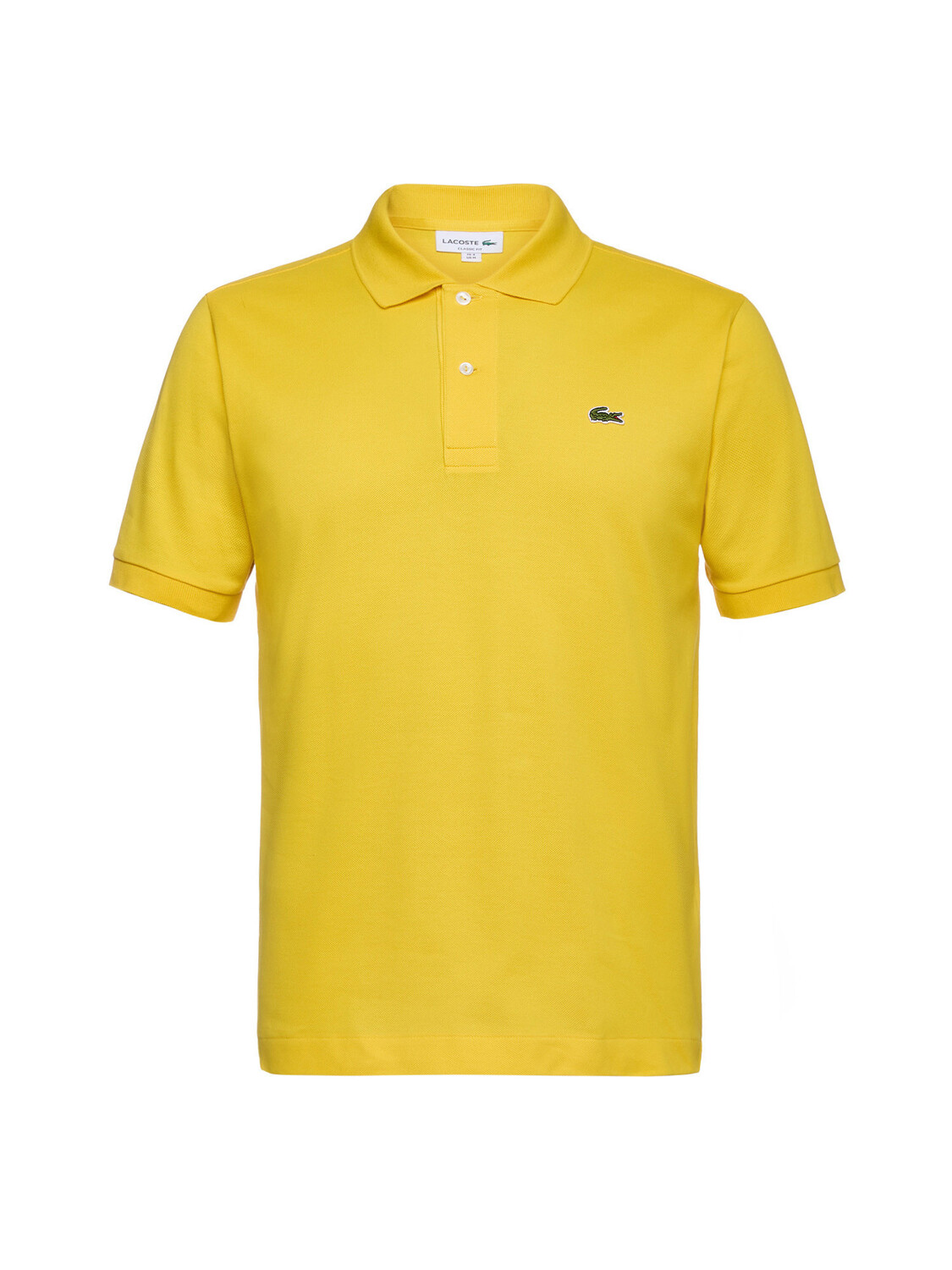 

Lacoste рубашка-поло классического кроя из хлопка мелкого пике., желтый