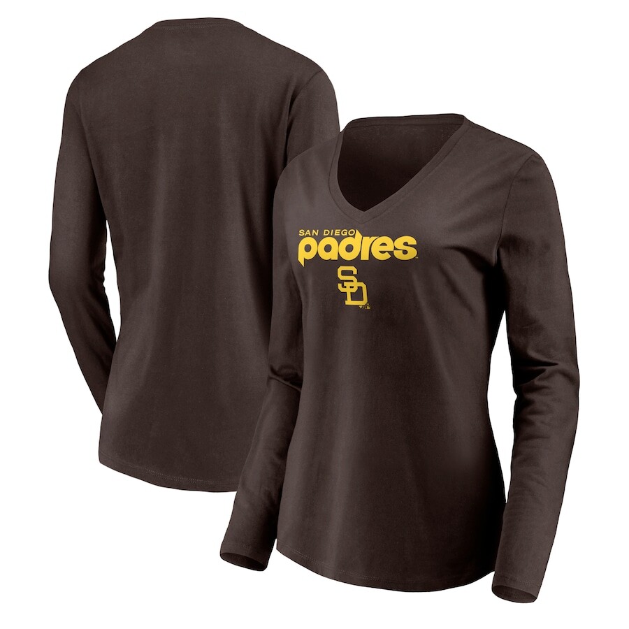 

Футболка с длинным рукавом Fanatics Branded San Diego Padres, коричневый