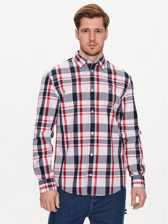 

Рубашка классического кроя Tommy Jeans, мультиколор