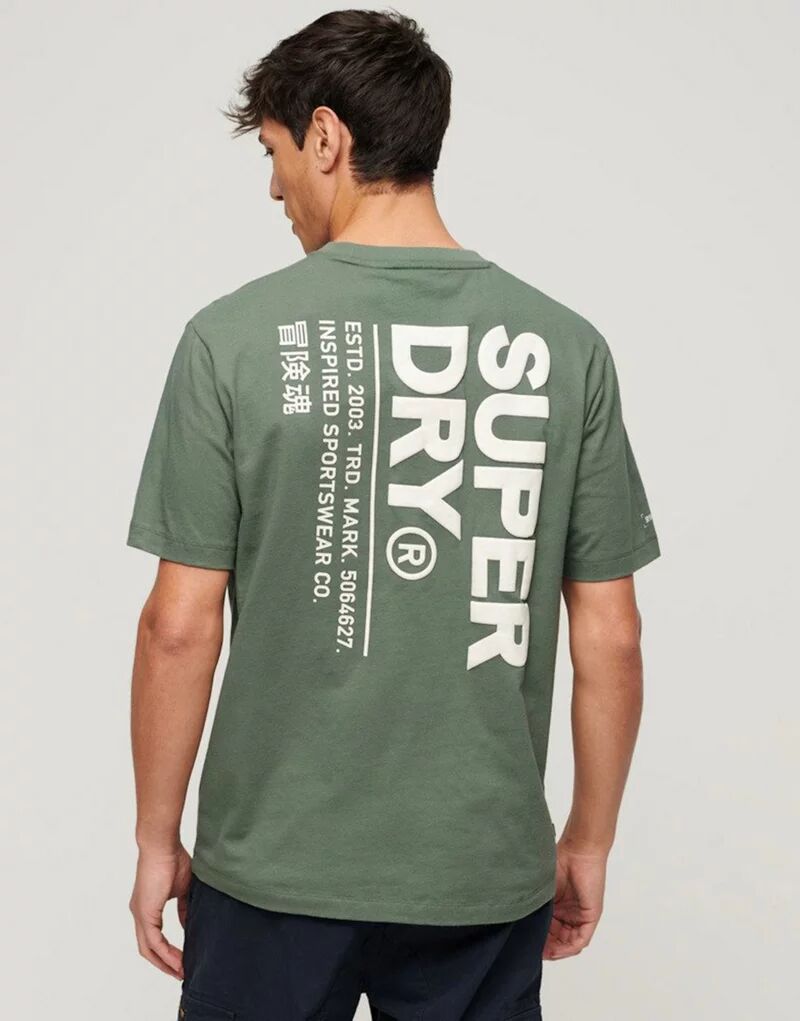 Спортивная футболка свободного кроя с логотипом Superdry Utility lorbeer гидролат хвои
