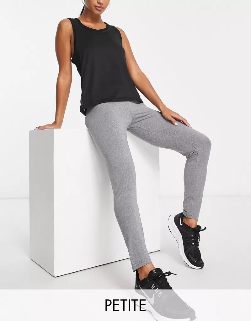 

Серые спортивные леггинсы Threadbare Fitness Petite