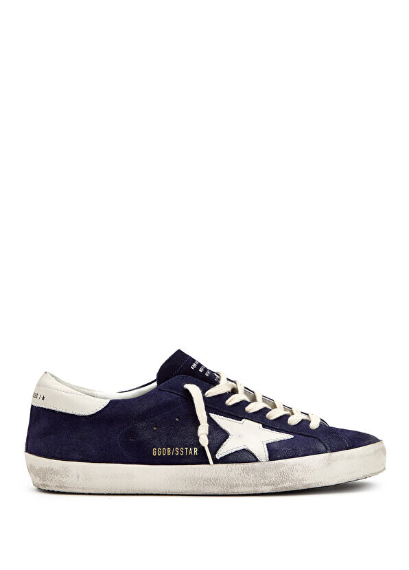 

Sstar синие белые мужские кожаные кроссовки Golden Goose, Синий