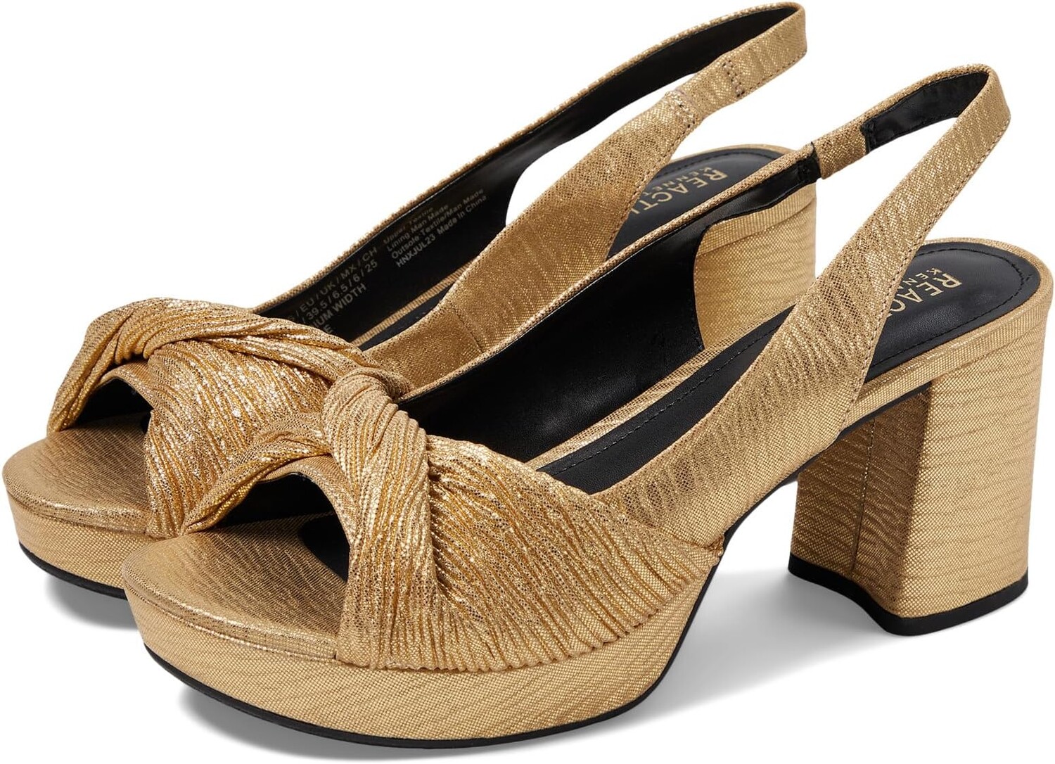 

Босоножки Rylee Kenneth Cole Reaction, цвет Gold Metallic Fb