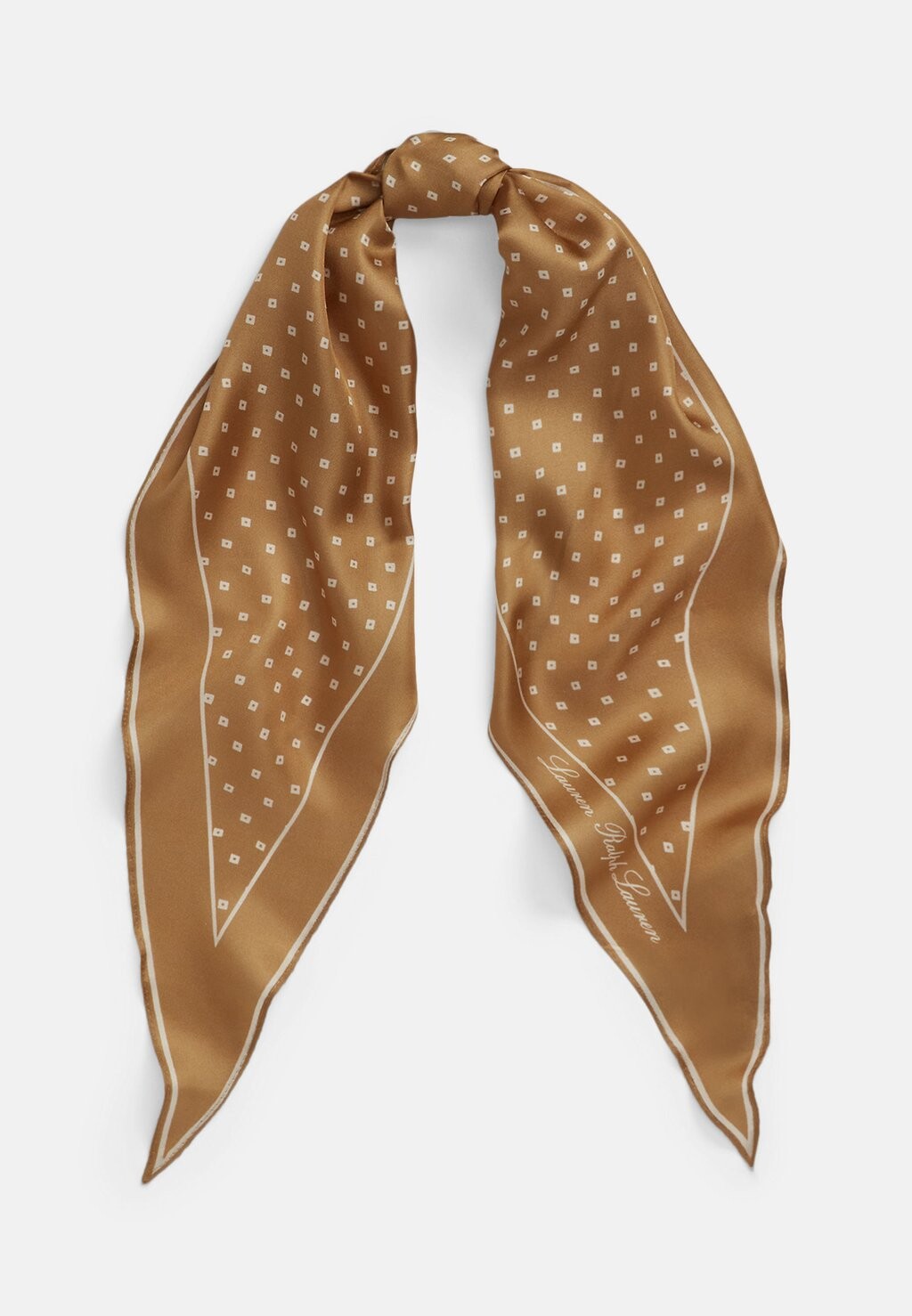 

Шарф Ditsy Scarf Lauren Ralph Lauren, цвет tan
