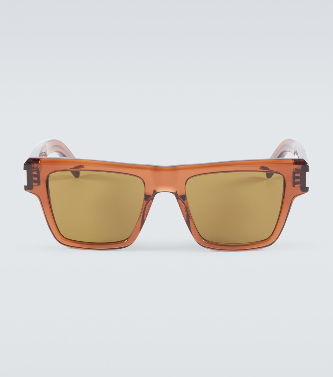Квадратные солнцезащитные очки SL 51 Saint Laurent, коричневый