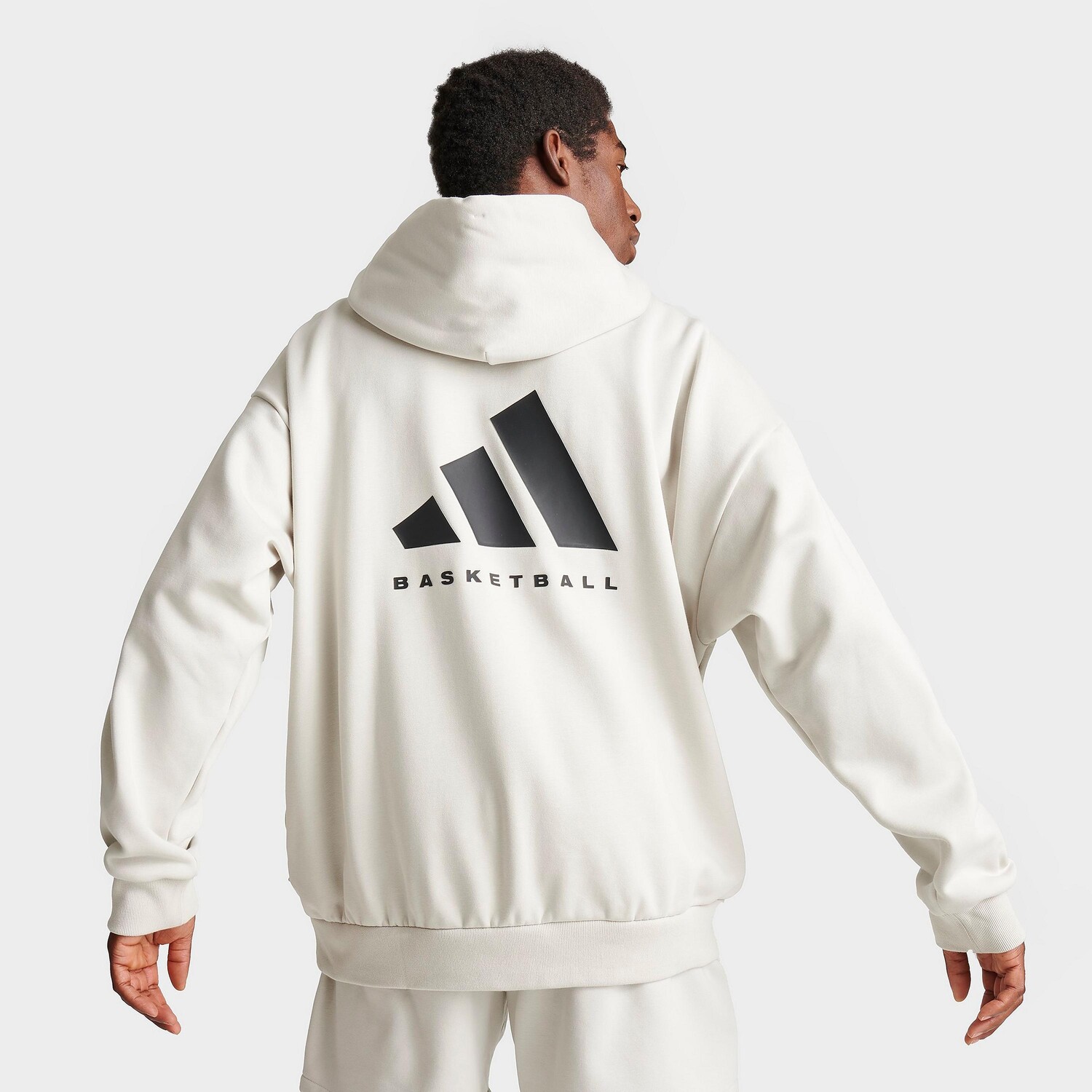 

Флисовая толстовка adidas Basketball One, серый