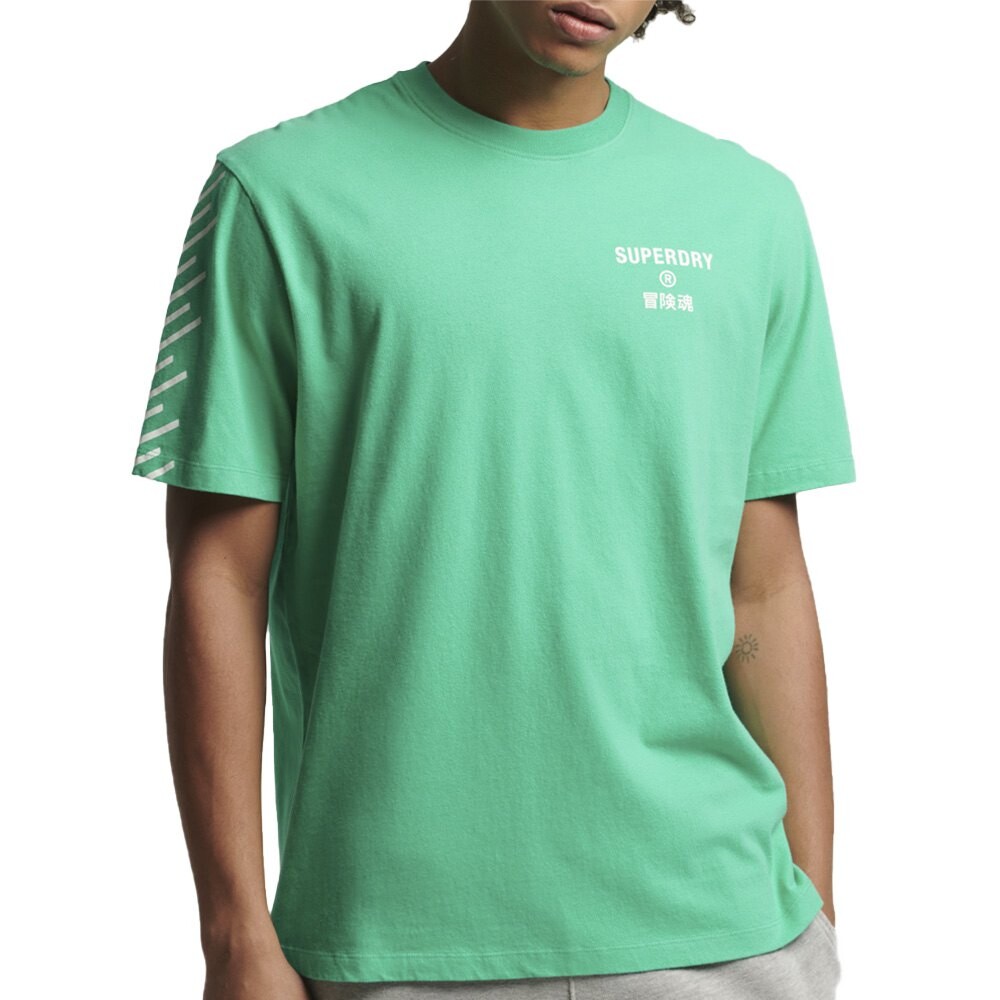 

Футболка с коротким рукавом Superdry Code Core Sport, зеленый