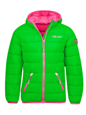 Пуховик Trollkids Jacke Dovrefjell, цвет Grün/Magenta пуховик trollkids jacke dovrefjell цвет blau antikrosa