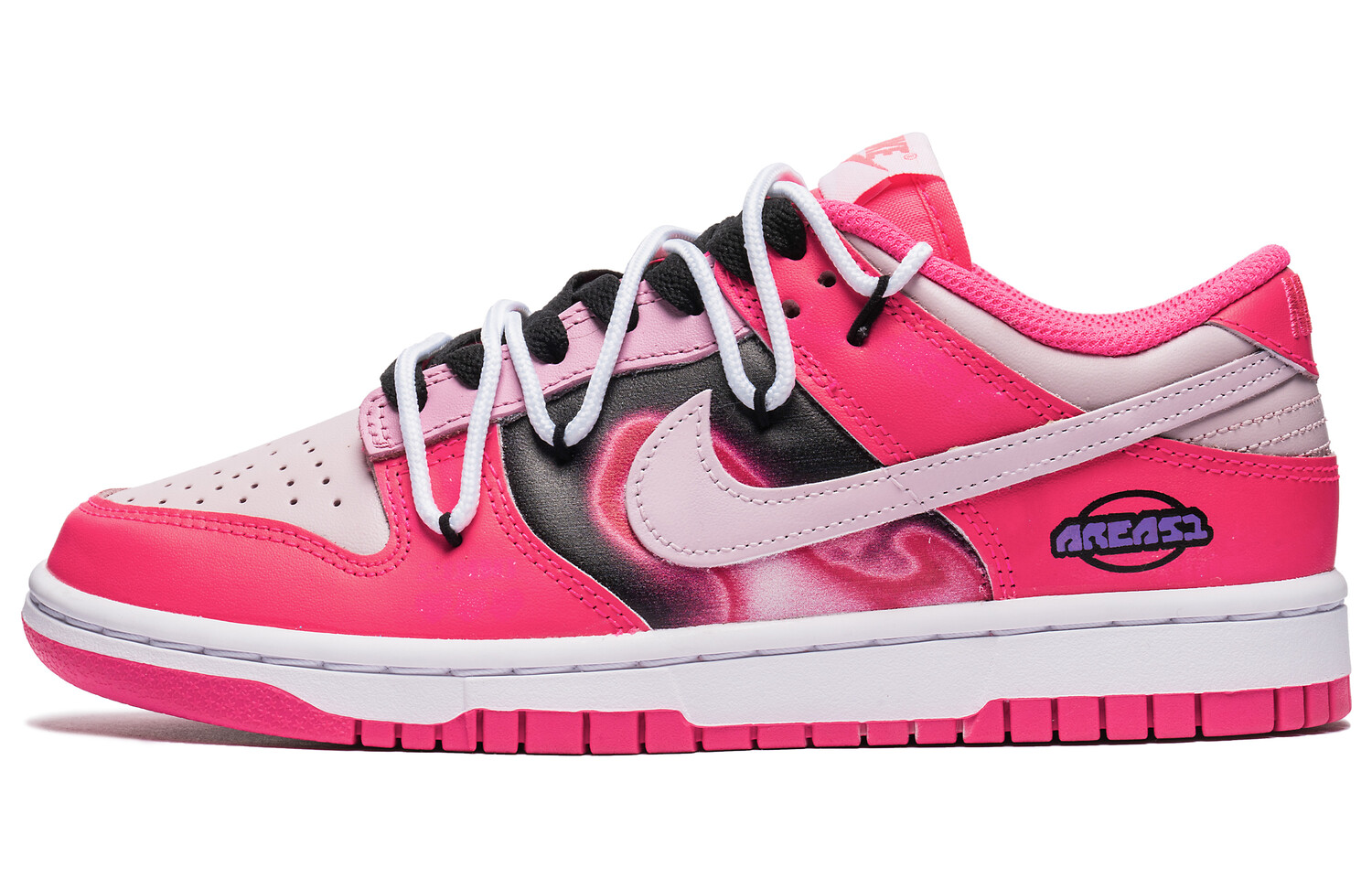 

Кроссовки Nike Dunk Skateboarding Shoes Women's Low-top Pink, розовый