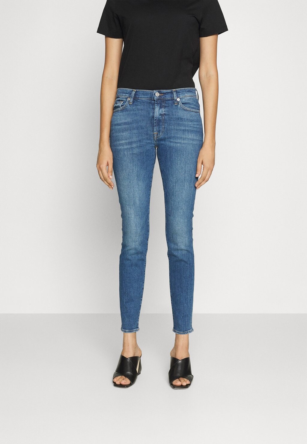 

Джинсы Skinny Fit 7 for all mankind, синий