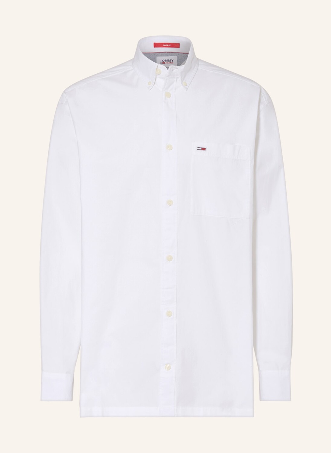 

Рубашка TOMMY JEANS Oversized Fit, белый