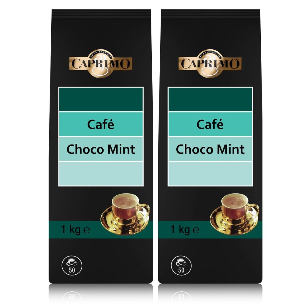 

2x порошок какао-напитка Caprimo Café Choco Mint Cappuccino 1 кг - со вкусом