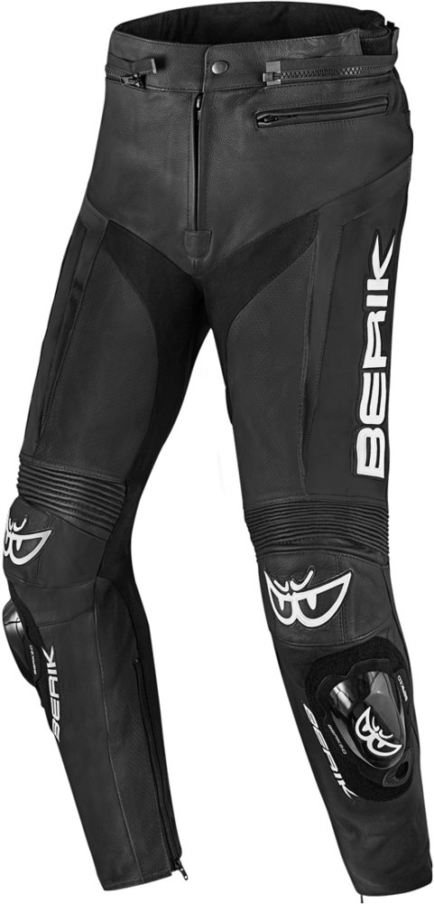Мотоциклетные кожаные брюки Misle Berik, черный