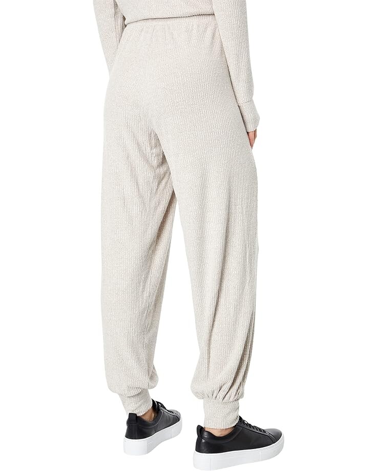 

Брюки bobi Los Angeles Brushed Heather Rib Shirred Pants, оранжевый