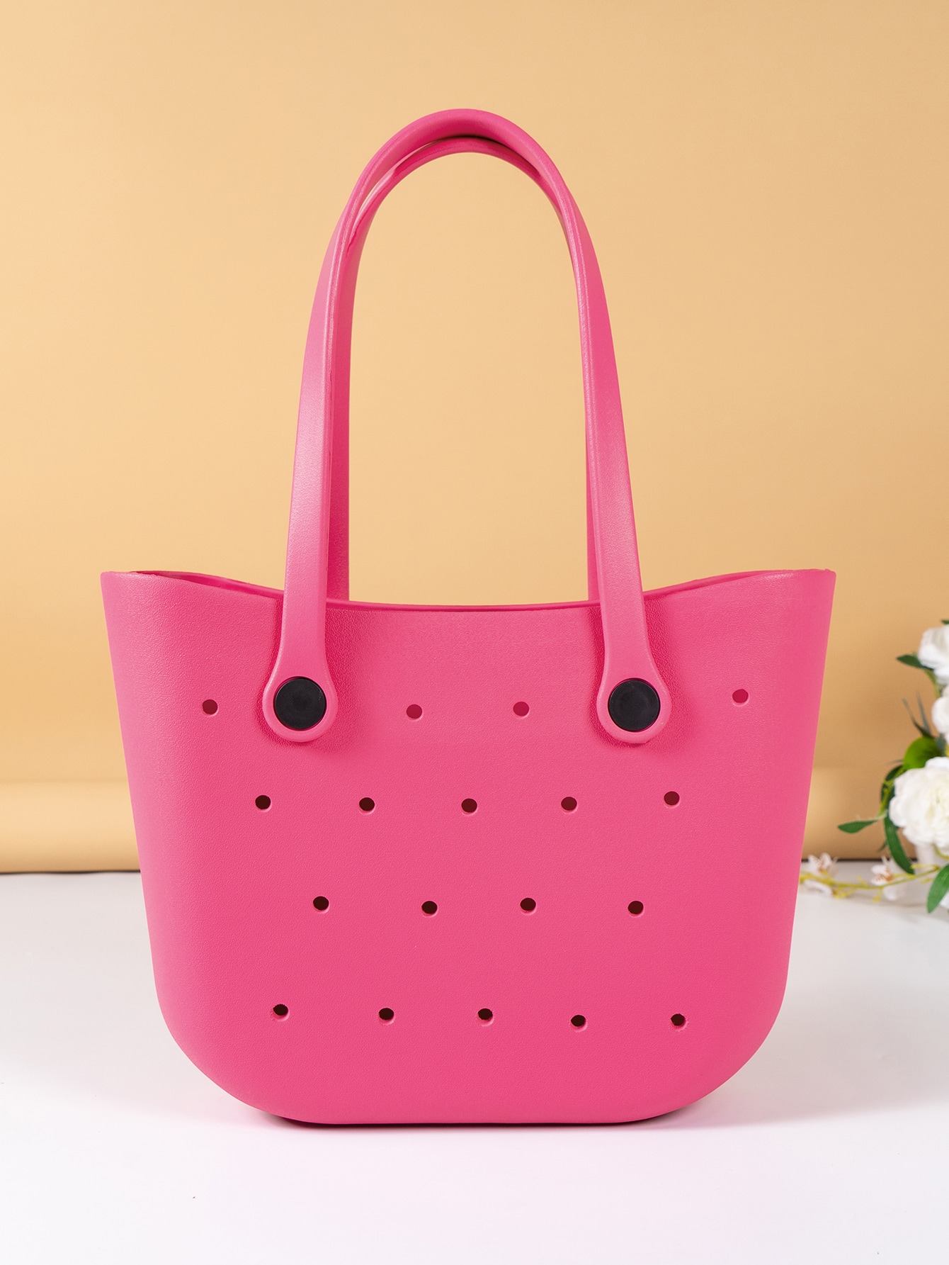 цена Водонепроницаемая резиновая пляжная сумка из ЭВА, ярко-розовый