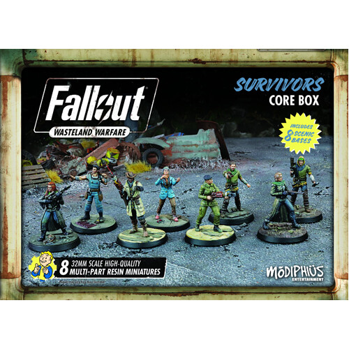 

Фигурки Fallout: Wasteland Warfare- Survivors Core Box Modiphius