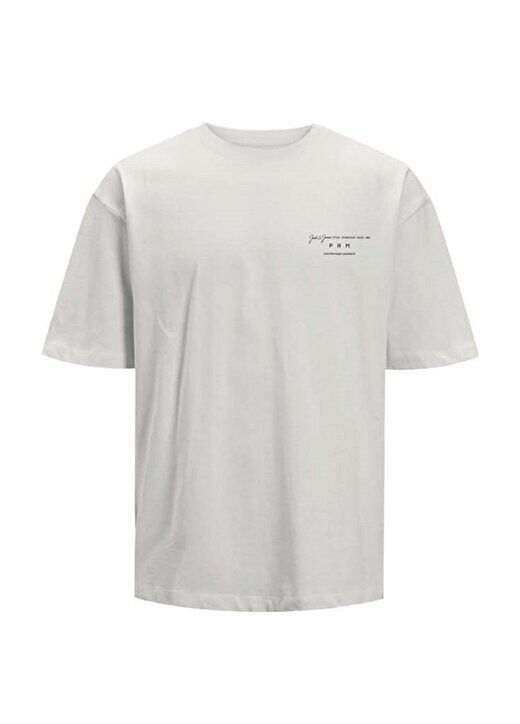

Белая мужская футболка с круглым вырезом JPRBLASANCHEZ BRANDING TEE CREW NEC Jack & Jones, белый