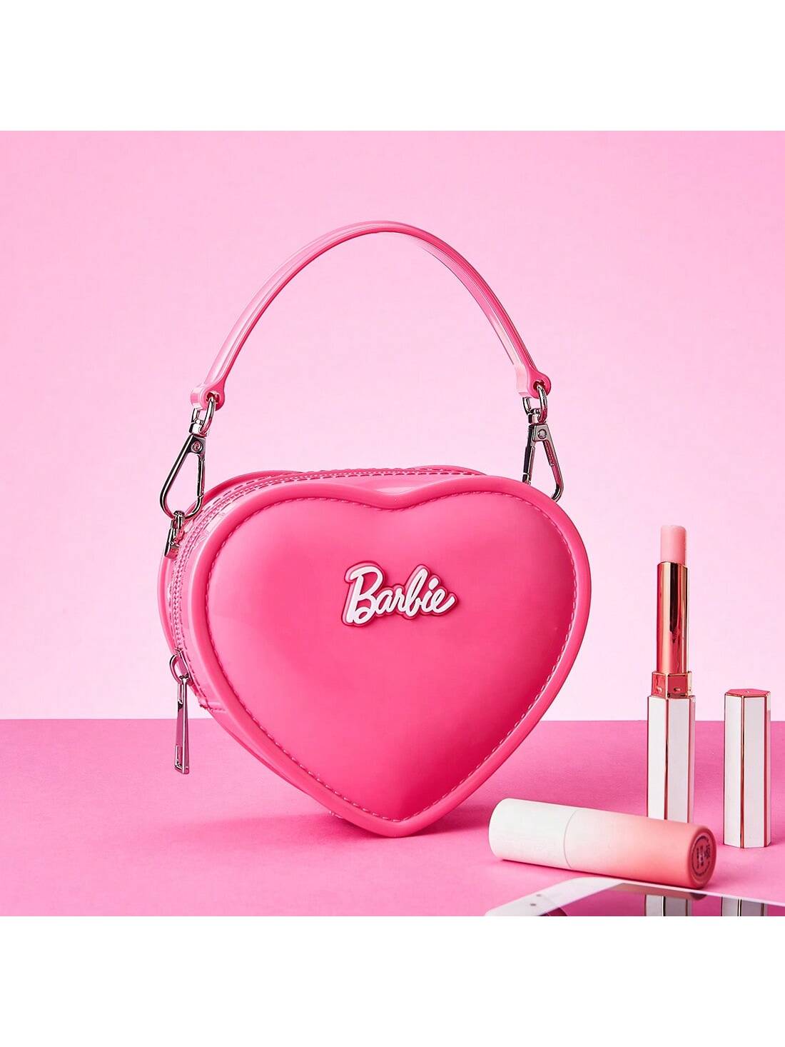 Набор желе Miniso Barbie Series «Любовь и песочные часы», ярко-розовый