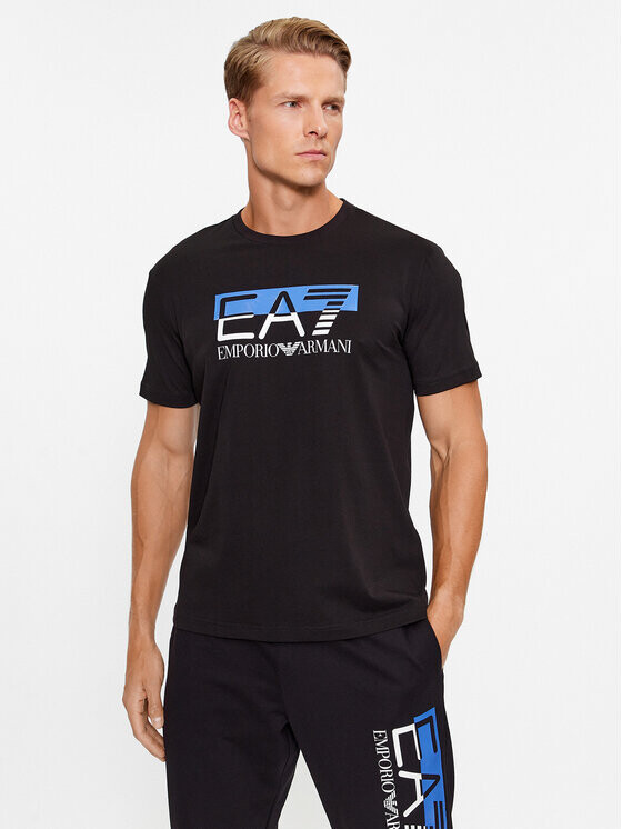 

Футболка стандартного кроя Ea7 Emporio Armani, черный