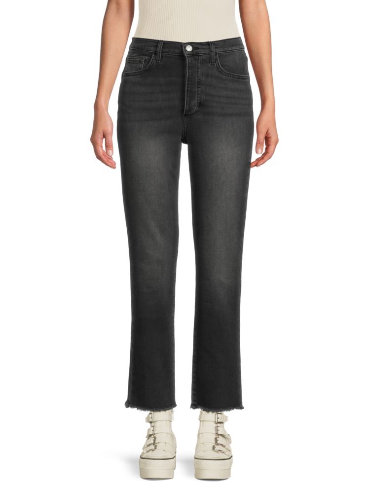 Прямые джинсы до щиколотки с высокой посадкой OG Joe'S Jeans, черный