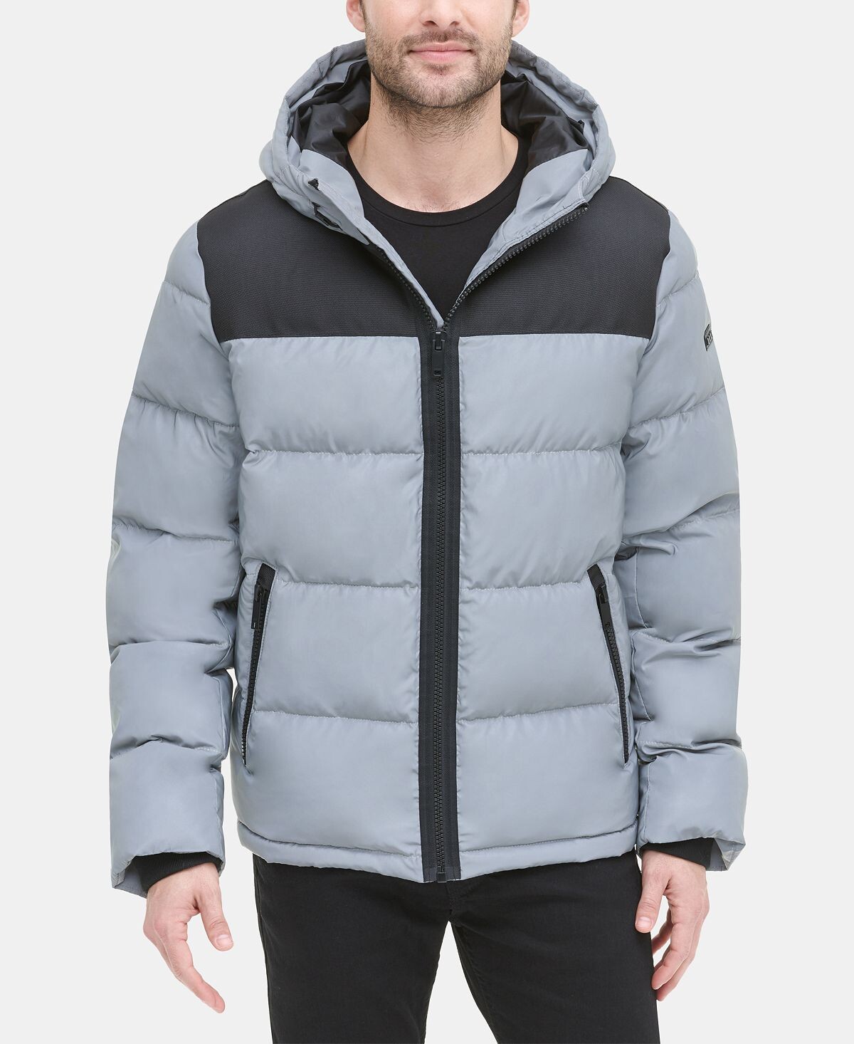 

Мужской пуховик из смешанной техники DKNY