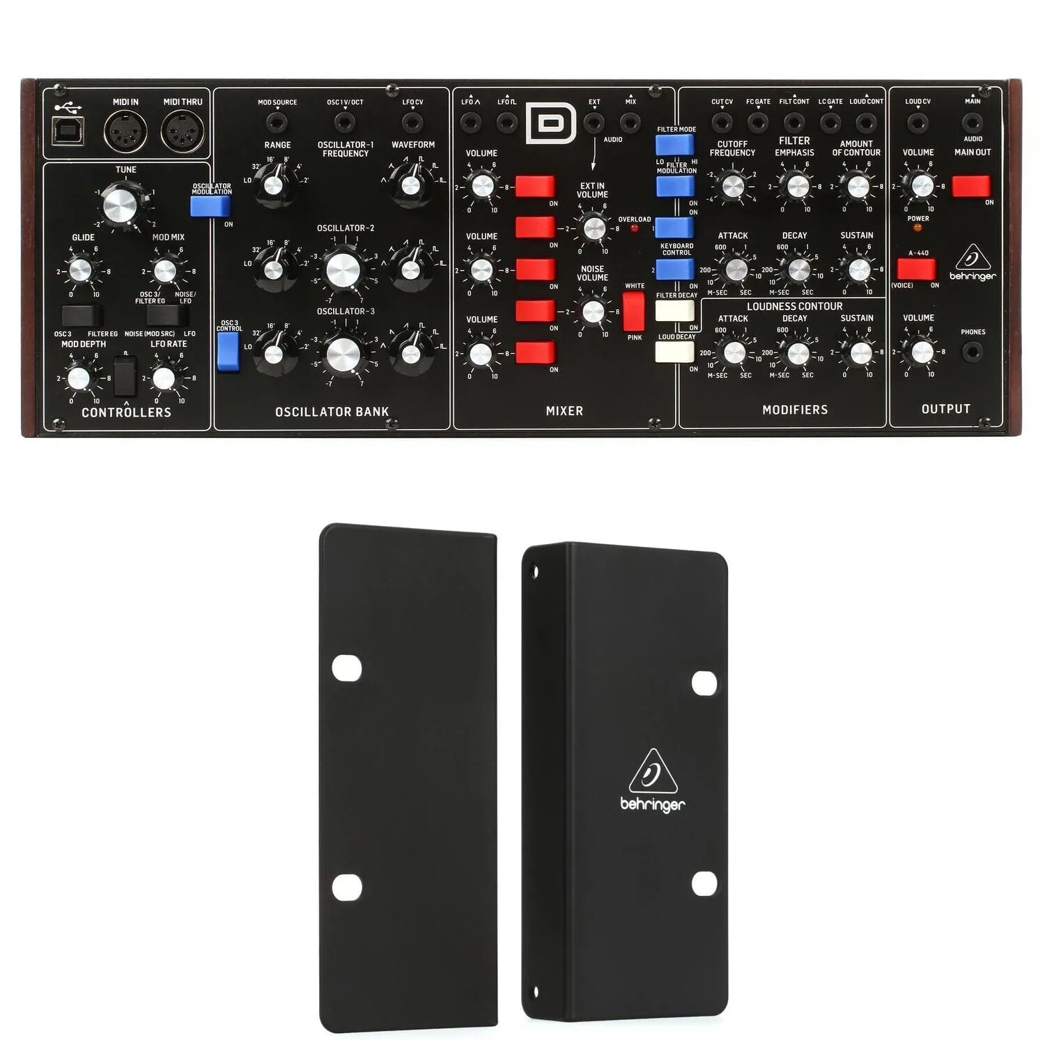 

Новый аналоговый синтезатор Behringer Model D и рэковые уши