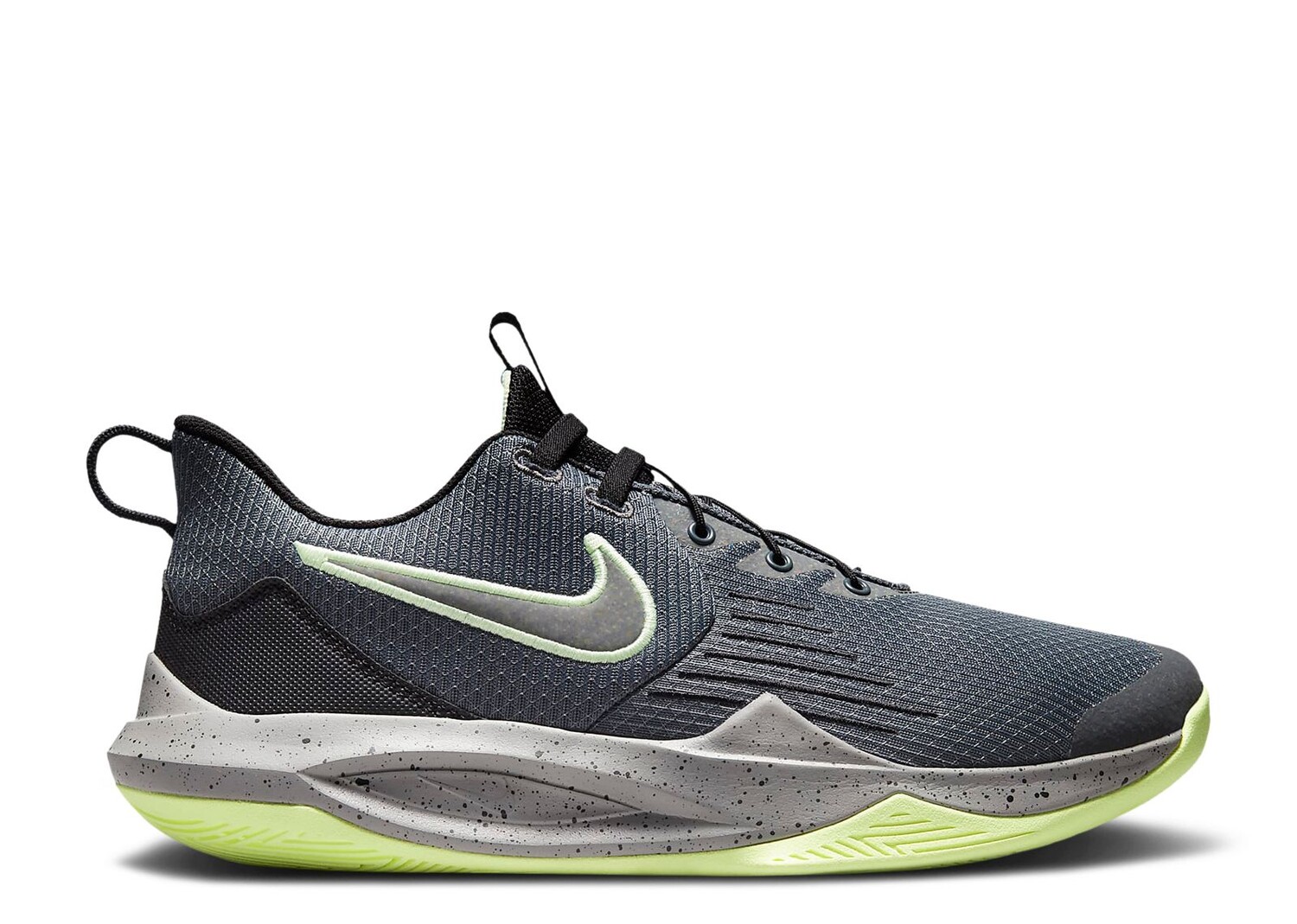 

Кроссовки Nike Precision 5 Flyease 'Iron Grey Barely Volt', серый