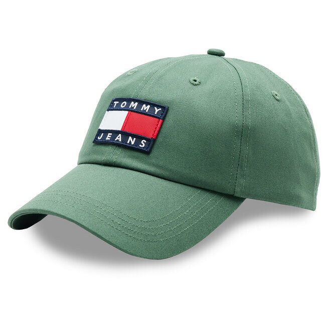 

Бейсболка Tommy Jeans Heritage, зеленый
