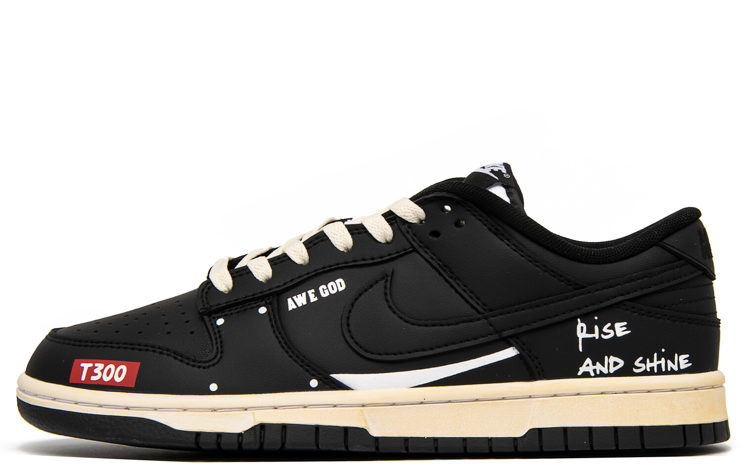 

Кроссовки Nike Dunk Skateboarding Shoes Unisex Low-top Black/white, черный