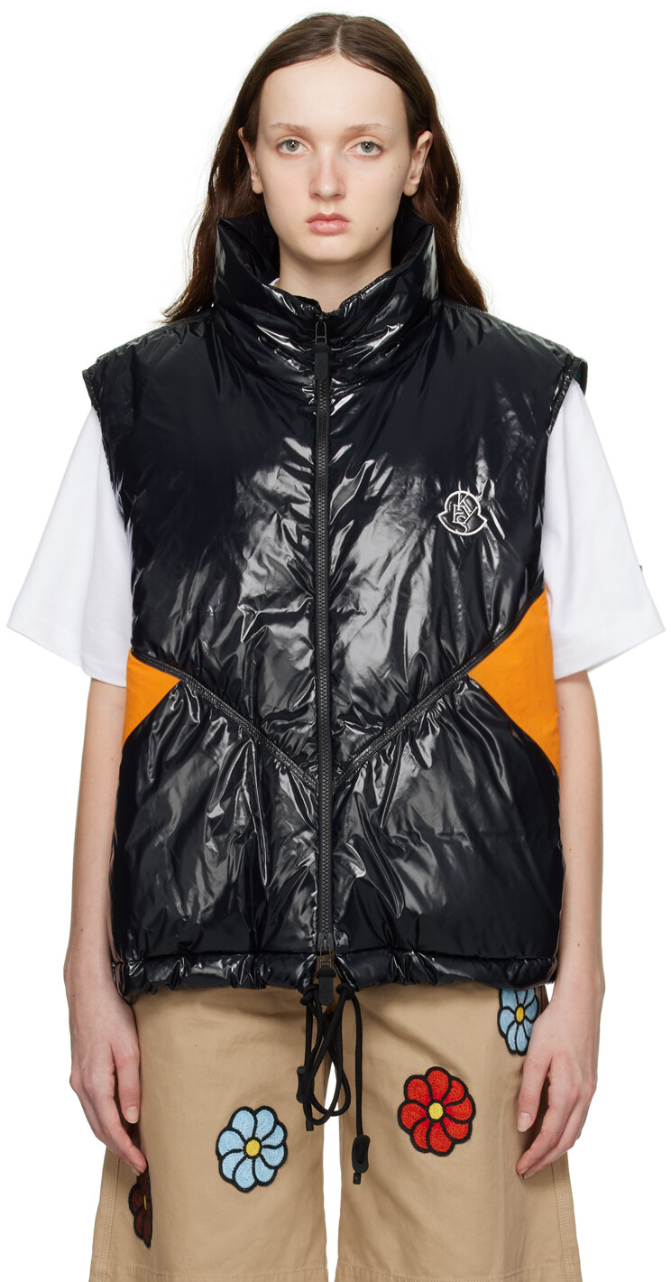 

Moncler Genius Черный пуховик челси Moncler x Alicia Keys