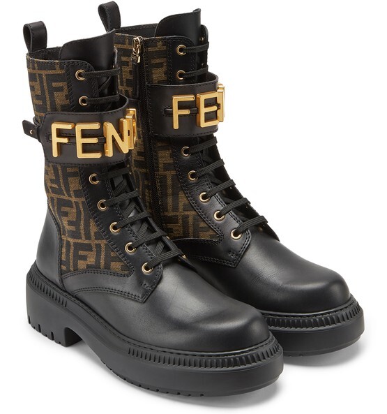 

Боевые ботинки Фендиграфия Fendi