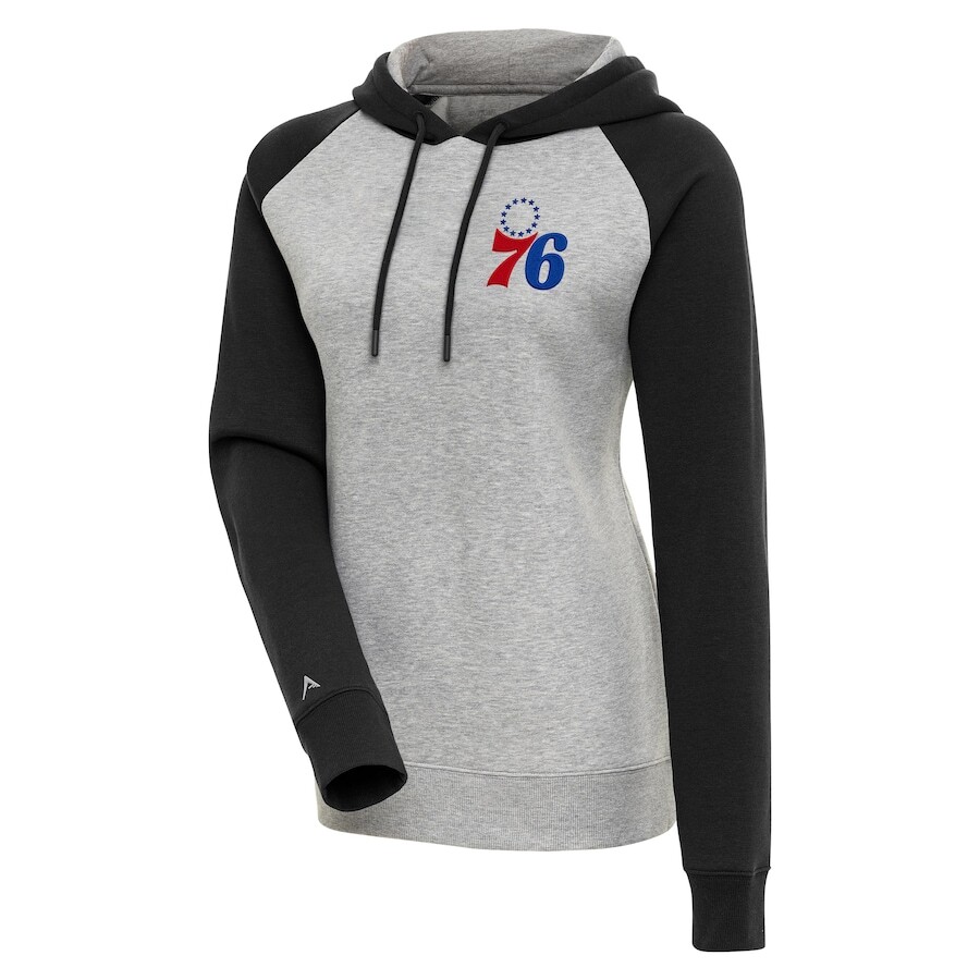 

Пуловер с капюшоном Antigua Philadelphia 76Ers, серый