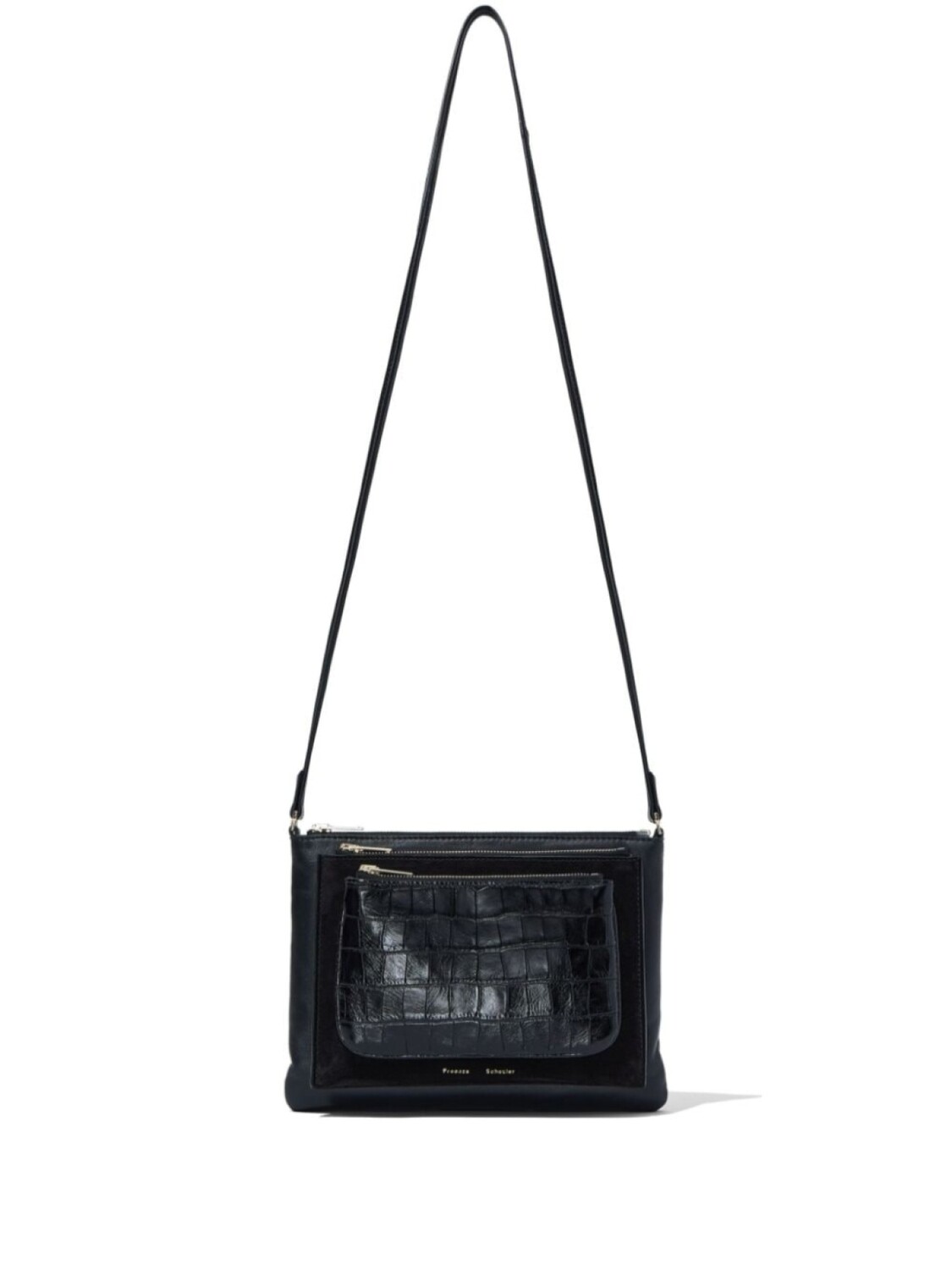 

Proenza Schouler клатч Triple Zip, черный