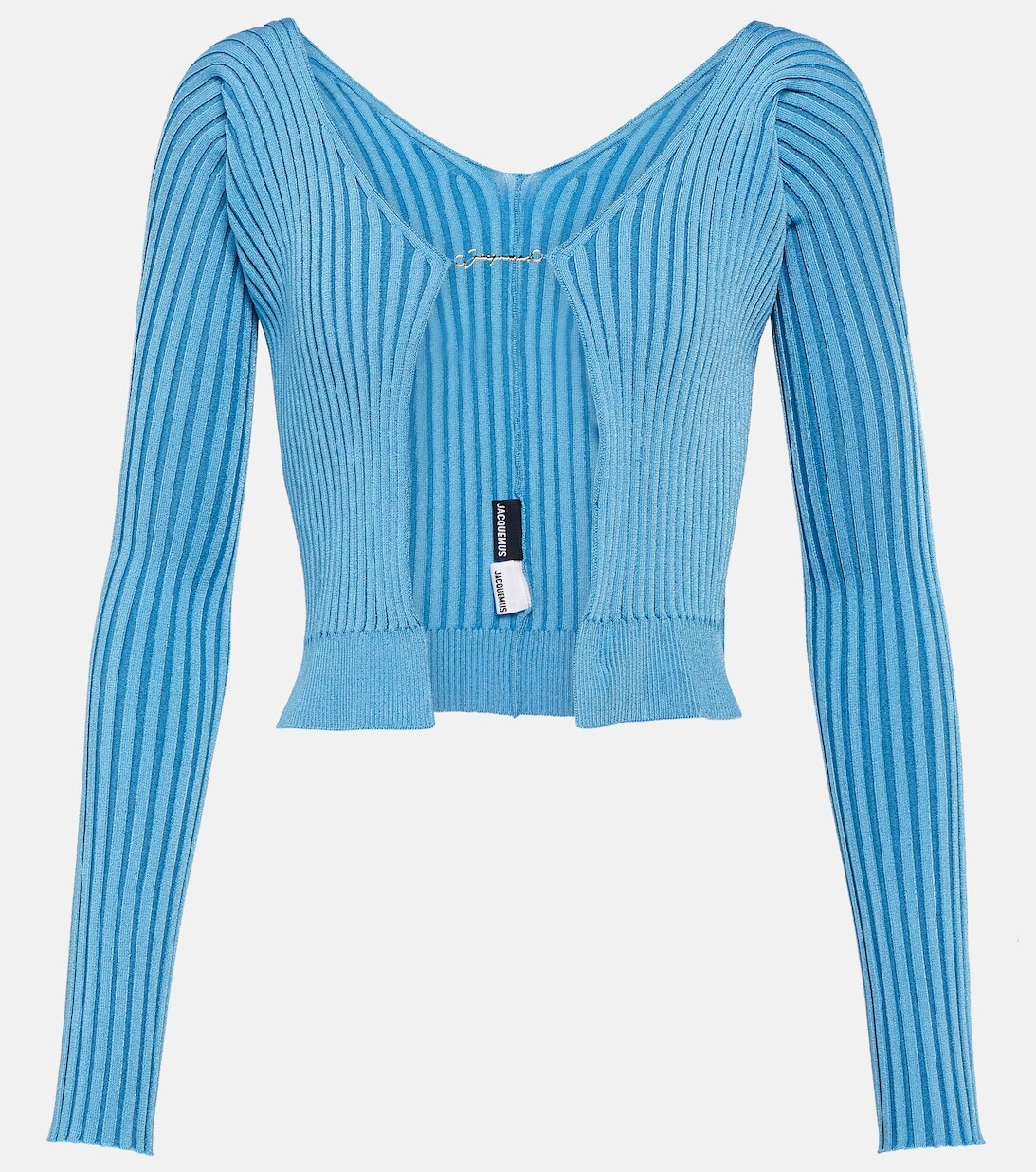 

Длинный кардиган с логотипом La Maille Pralù JACQUEMUS, синий