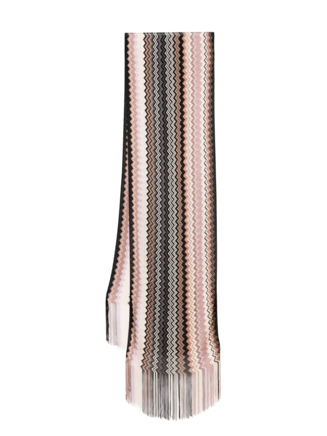 

Missoni шарф с узором зигзаг, серый