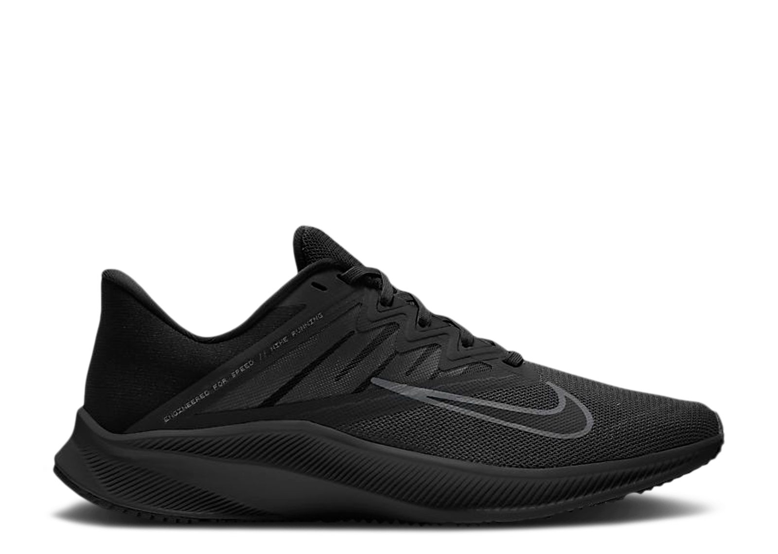 Кроссовки Nike Quest 3 'Dark Smoke Grey', черный space dye coolmax no show легкая упаковка из 2 шт columbia цвет dark grey dark grey