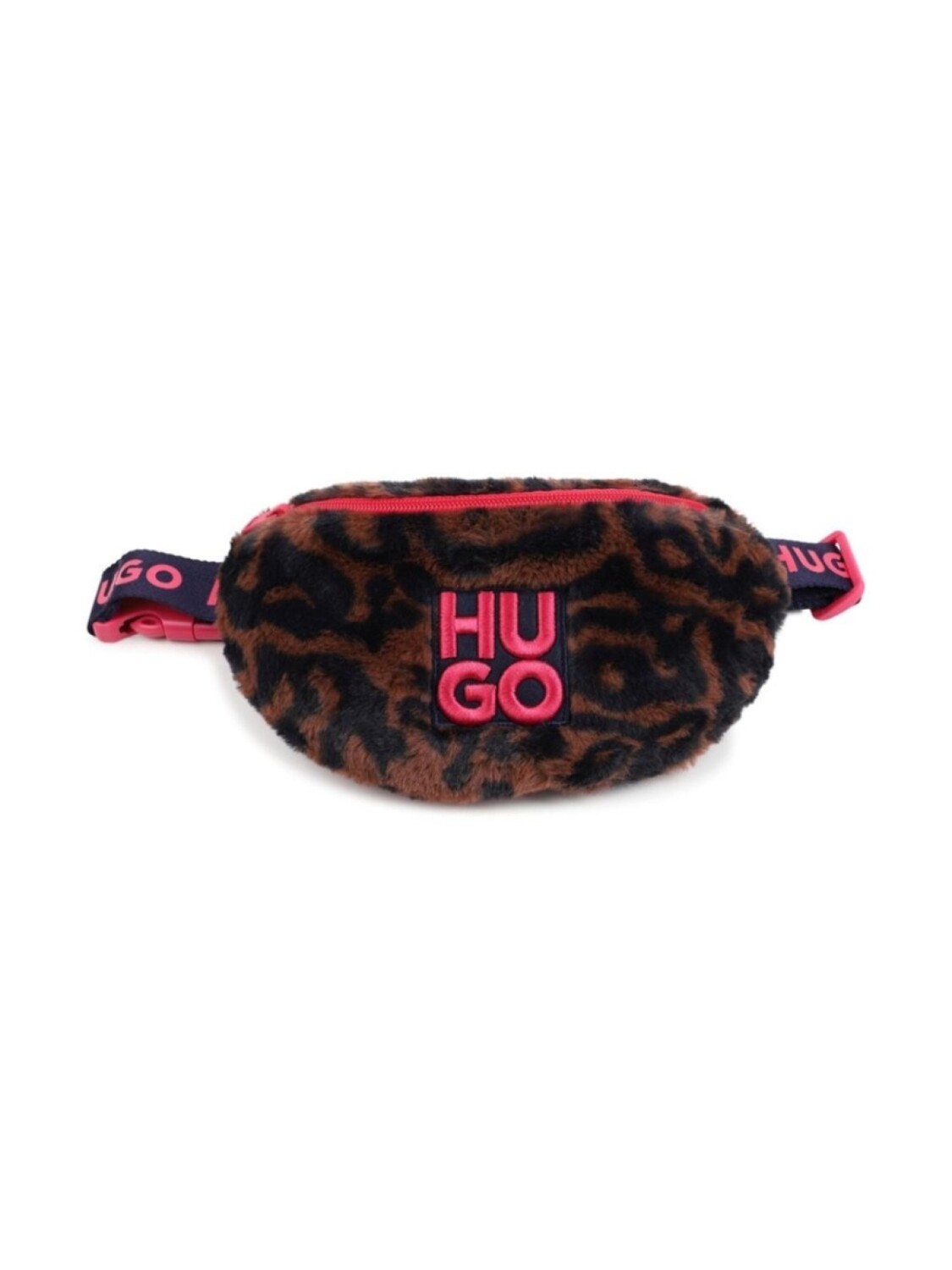 

HUGO KIDS поясная сумка с леопардовым принтом, коричневый