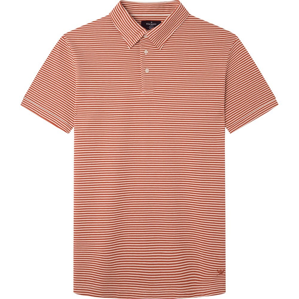 

Поло с коротким рукавом Hackett Yd Stripe, розовый