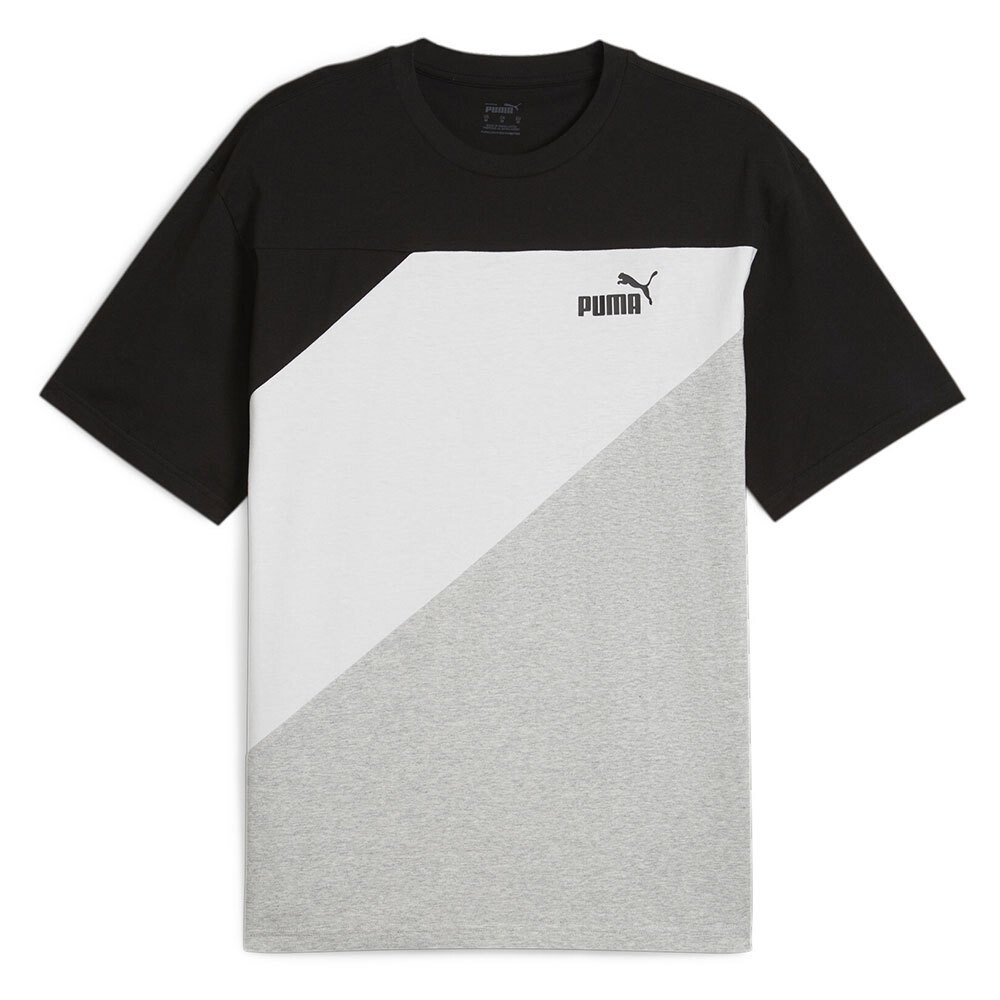 

Футболка с коротким рукавом Puma Power Colorblock, серый