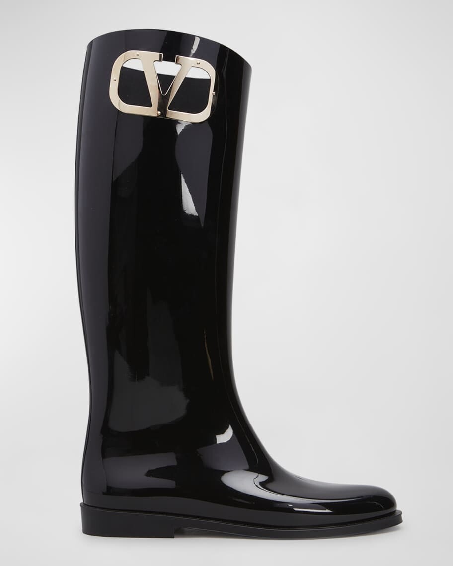 

Резиновые сапоги VLogo Tall Medallion Valentino Garavani
