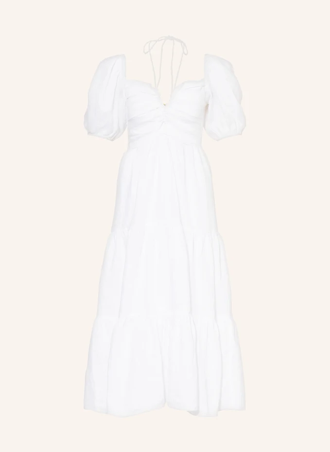 

Льняное платье палацио Faithfull The Brand, белый