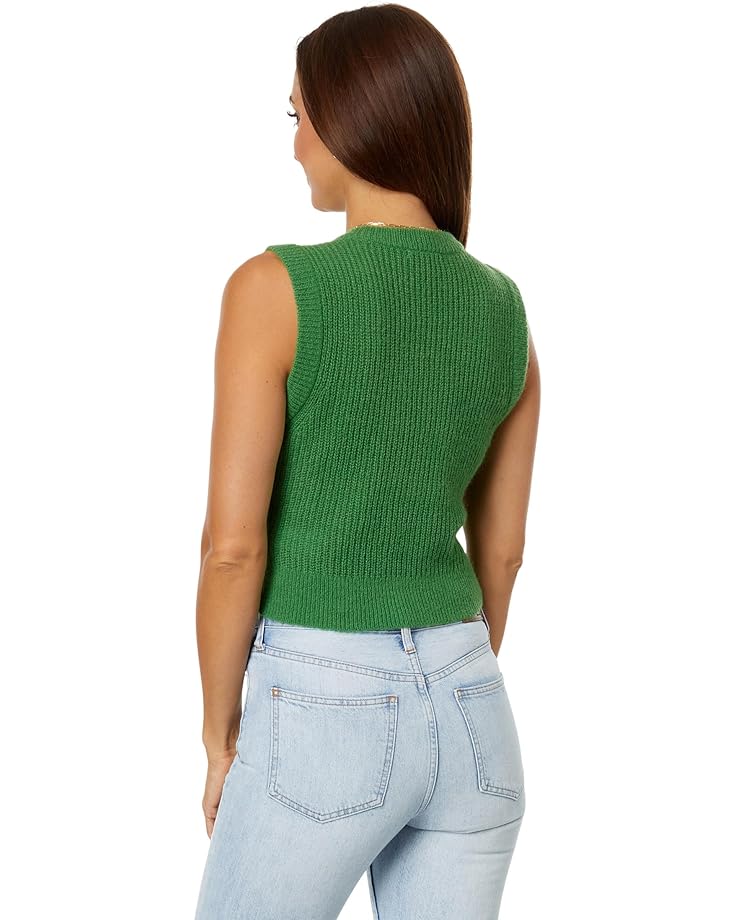 Свитер Madewell Shrunken Crop Sweater Vest, цвет Heather Pewter