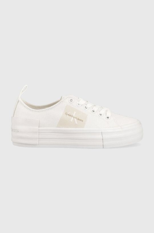 

Кроссовки BOLD VULC FLATF LACE Calvin Klein Jeans, белый
