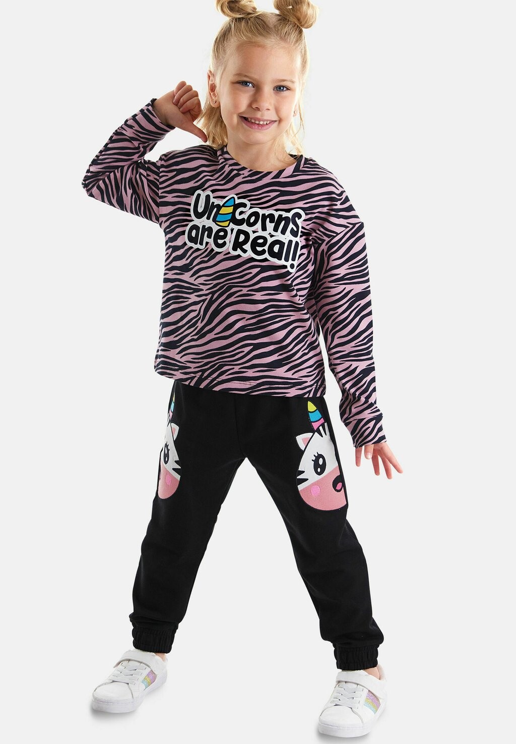 

Спортивные брюки Set Unicorn Zebra Denokids, цвет mehrfarbig