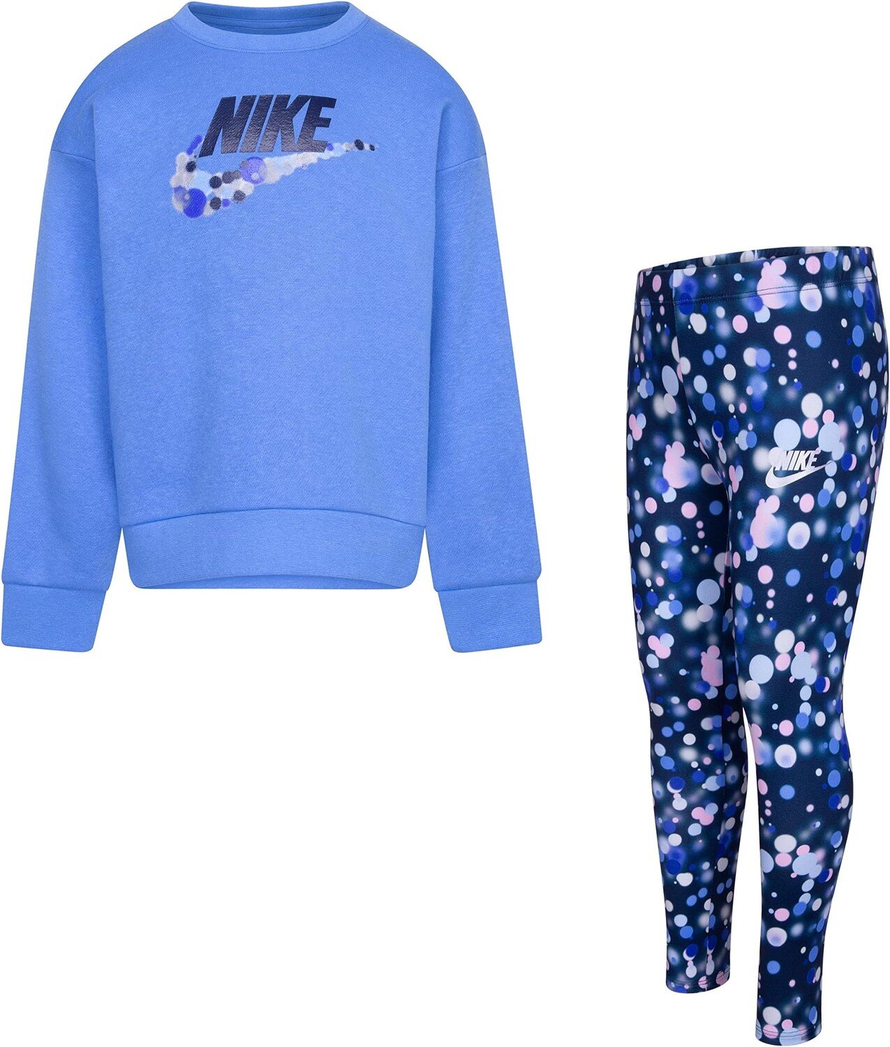 

Детский набор Nike Crew and Leggings Set, цвет Midnight Navy
