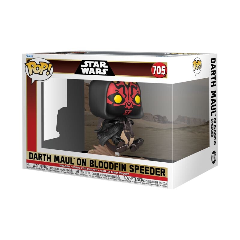 

Виниловая фигурка Die dunkle Bedrohung - Darth Maul on Bloodfin Speeder (Pop! Ride Deluxe) Vinyl Figur 705 от Star Wars