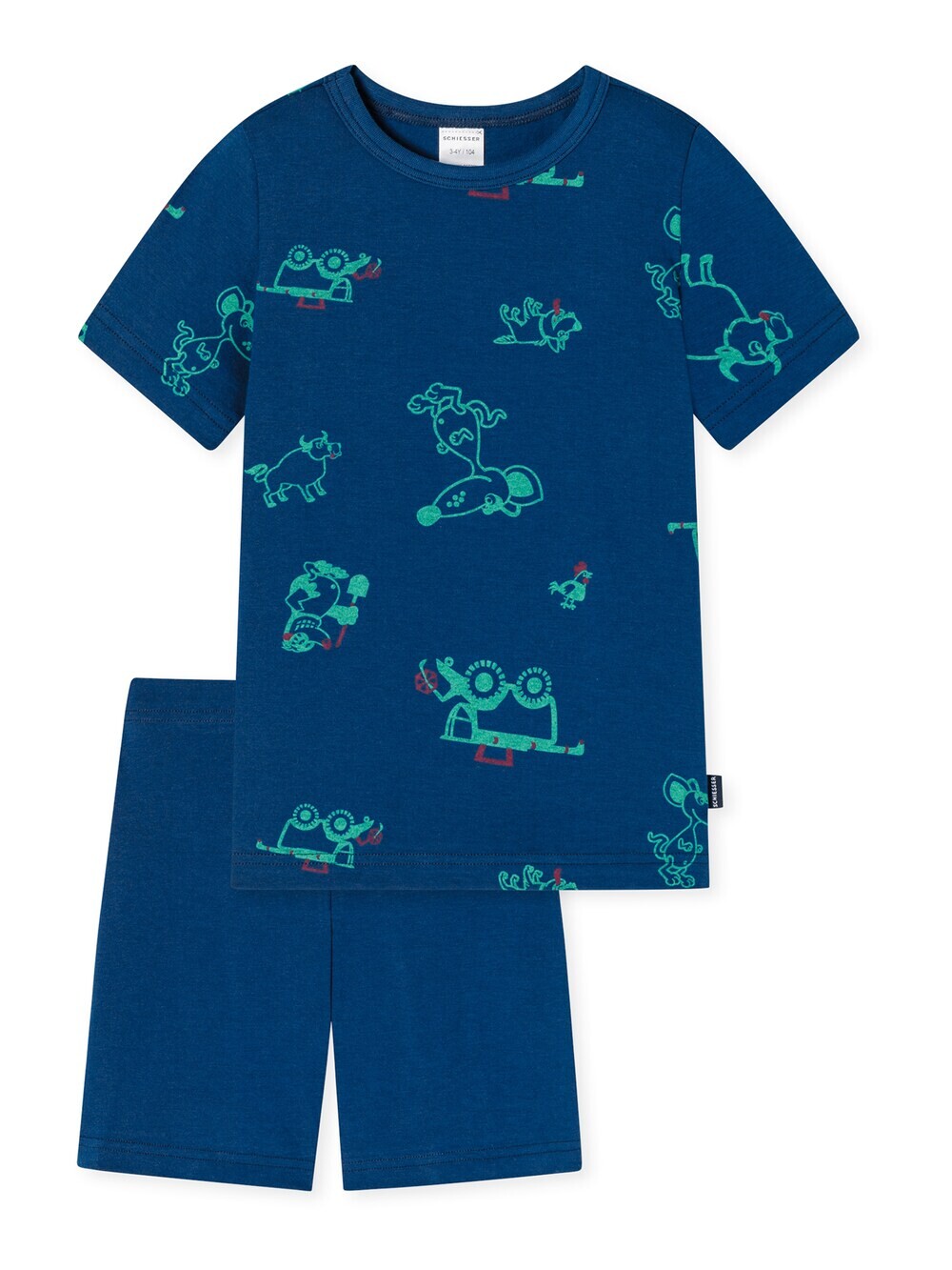 

Пижамы Schiesser Boys World, горечавка