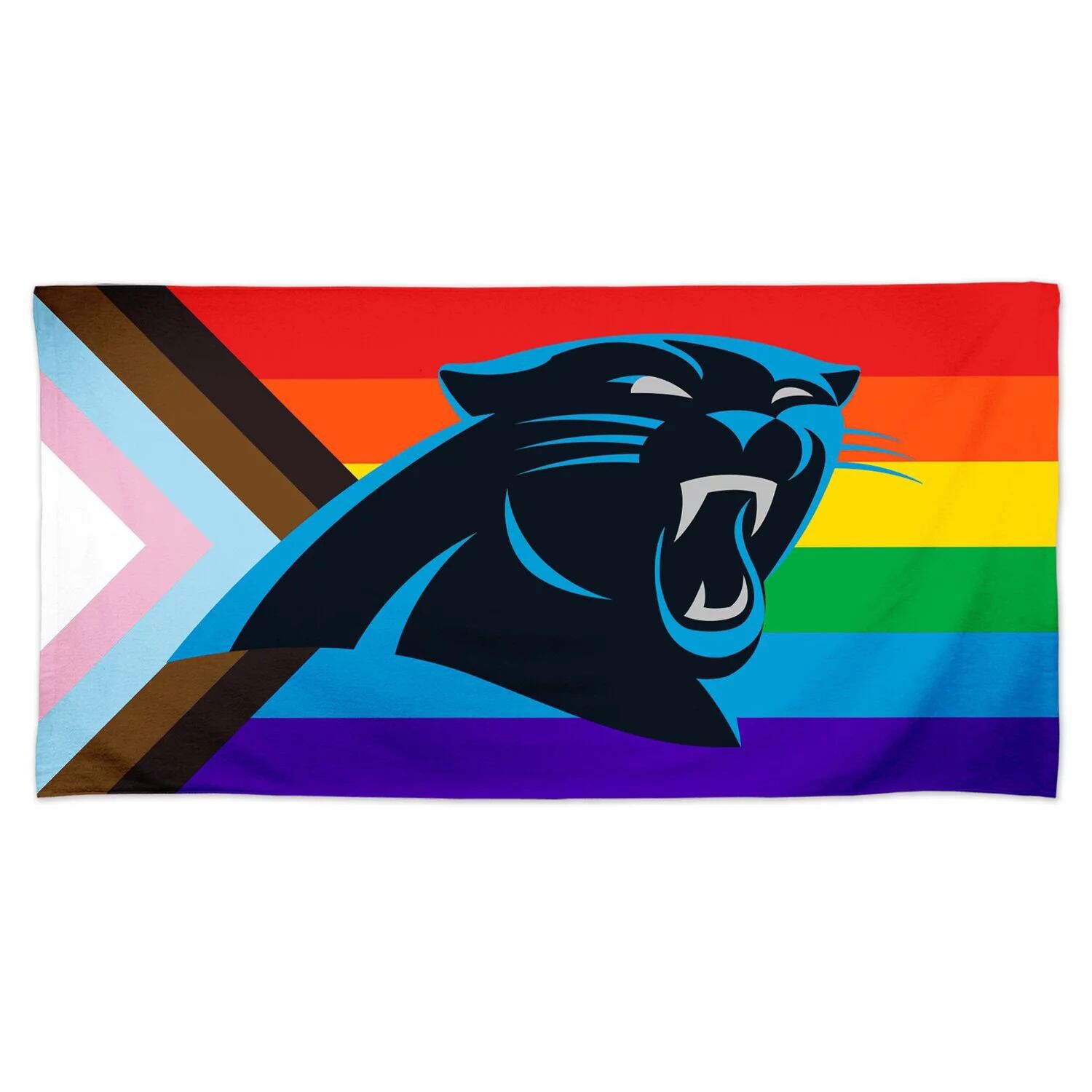 

WinCraft Carolina Panthers Пляжное полотенце Pride Spectra 30 x 60 дюймов