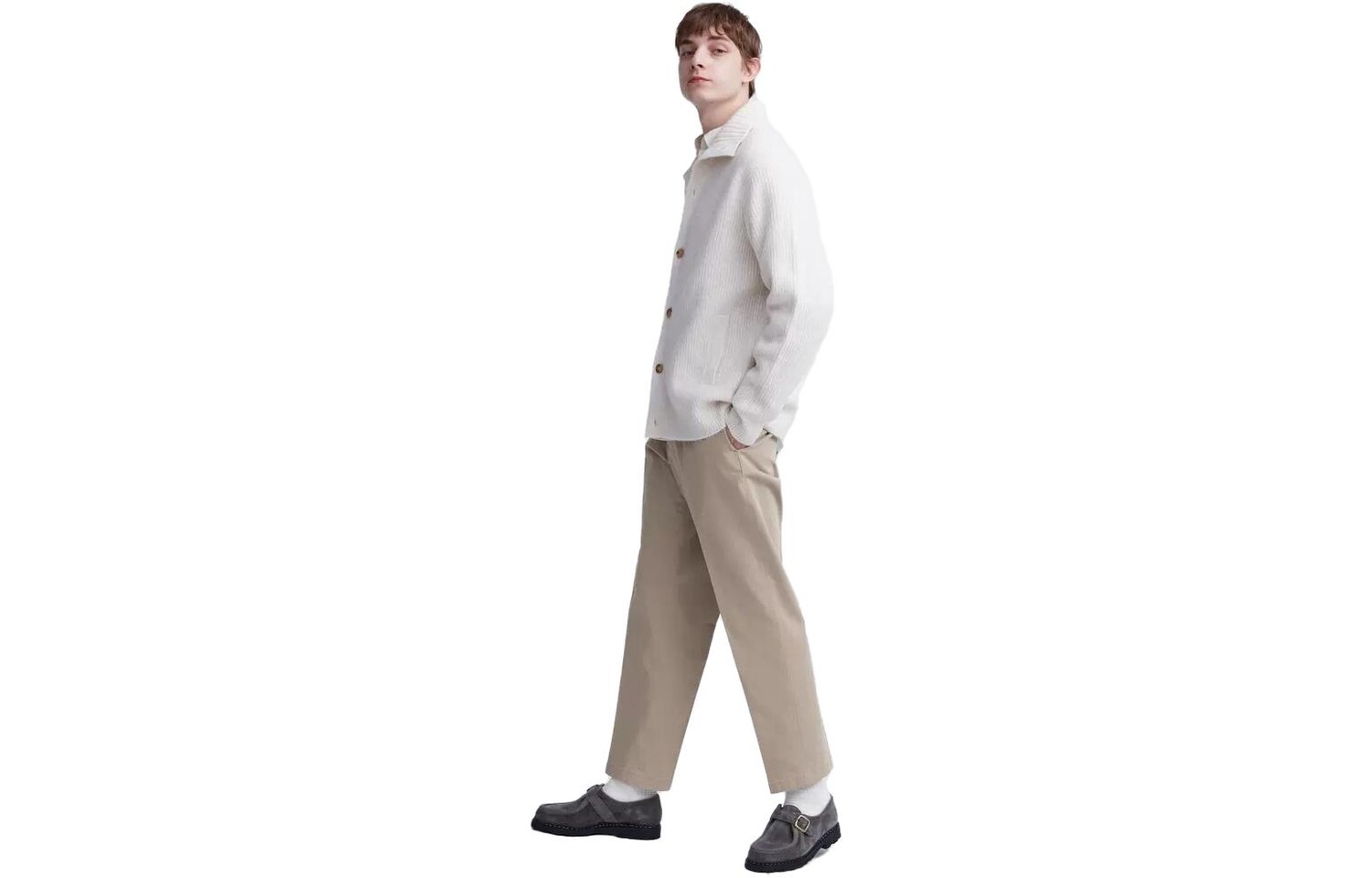

Повседневные брюки мужские Uniqlo, темно-синий