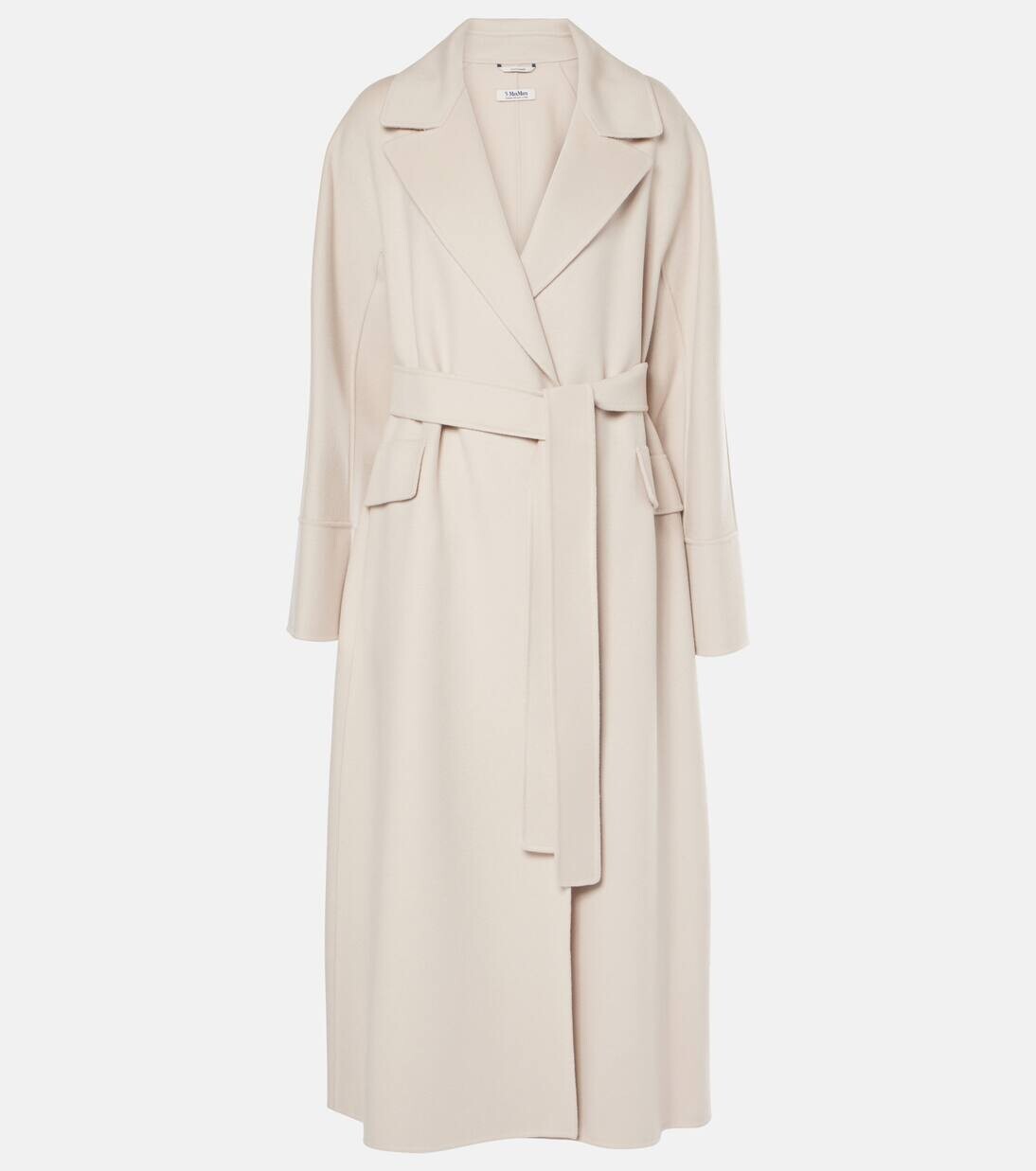 

Пальто-халат из шерсти Малика 'S Max Mara, цвет precious ecru